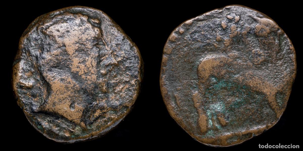 Monedas ib&eacute;ricas: Ancient Hispania As, Iliberri (Granada) - 25 mm / 9,54 gr.