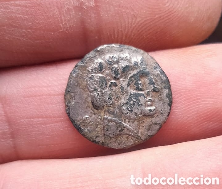 Monedas ib&eacute;ricas: Denario Ibero Forrado de Arecoratas