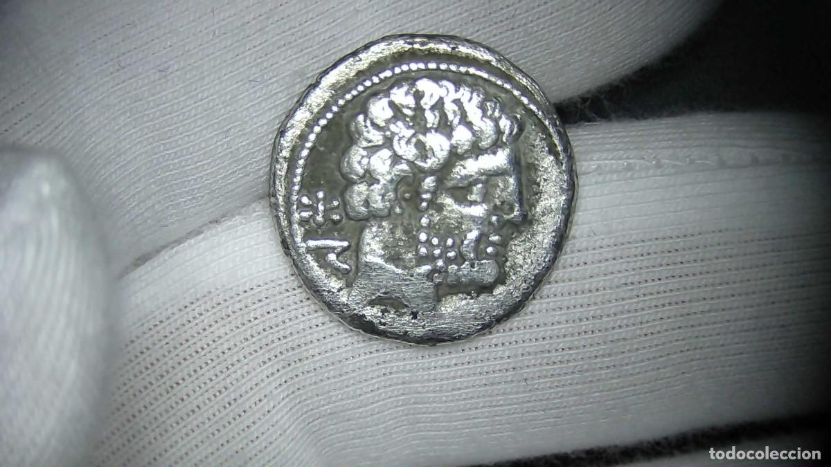 Monedas ib&eacute;ricas: Bolskan (Huesca) Denario Hispania MBC/MBC-