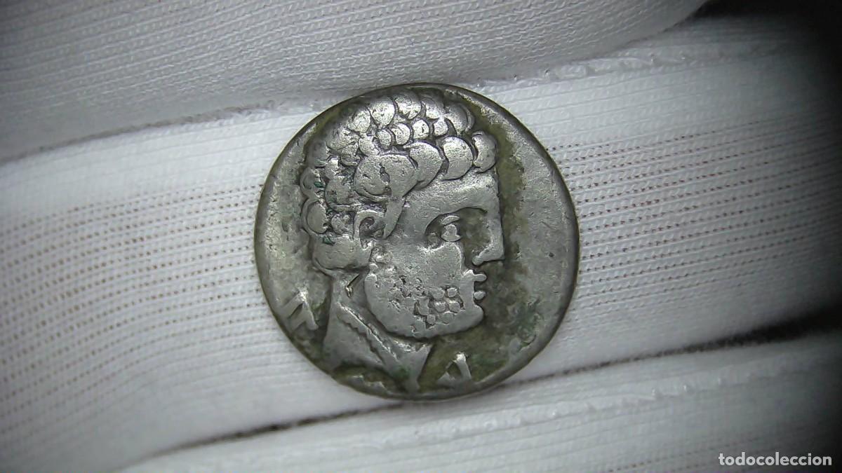 Monedas ib&eacute;ricas: Turiasu (Tarazona) Denario Hispania MBC-