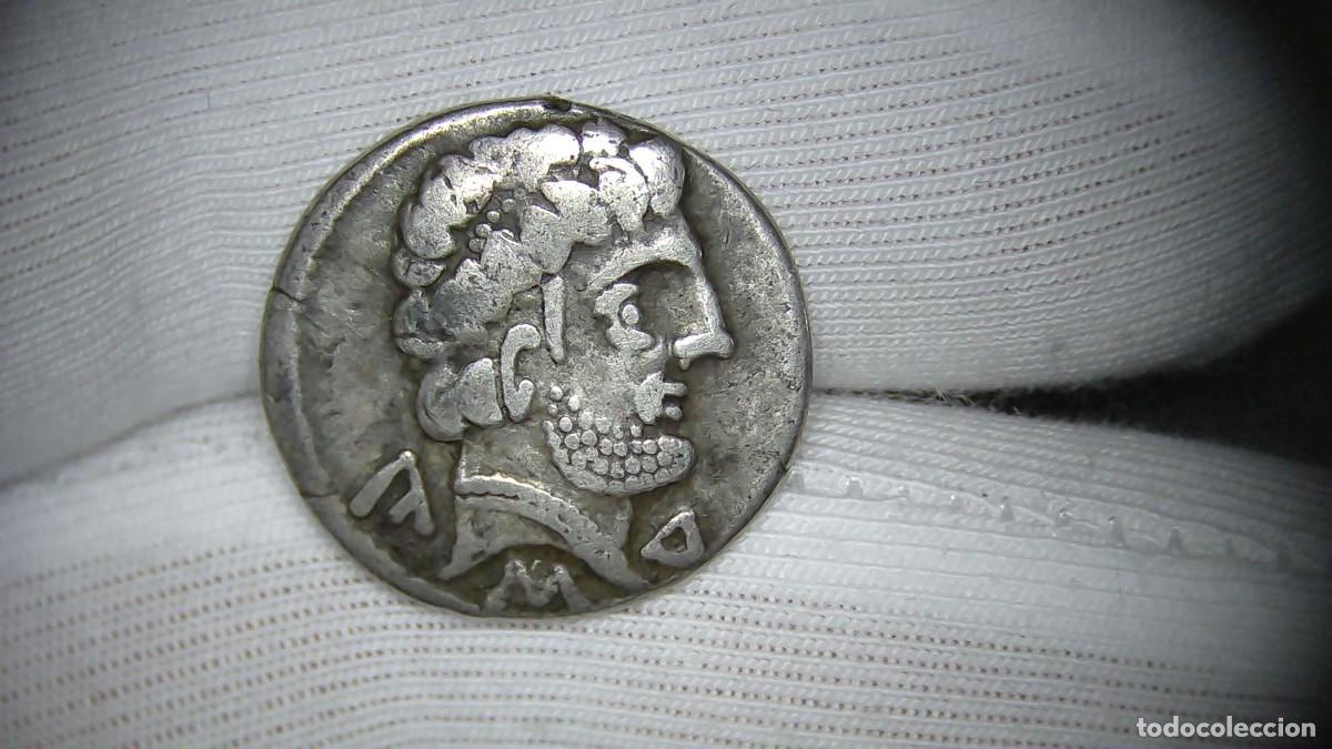 Monedas ib&eacute;ricas: Turiasu (Tarazona) Denario Hispania MBC