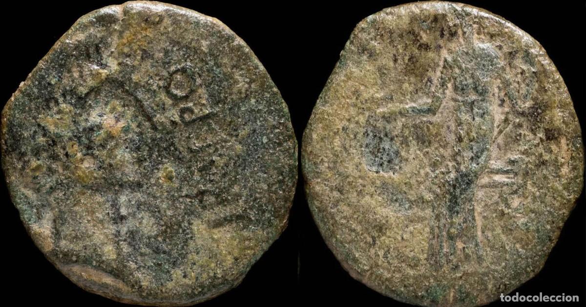 Monedas ib&eacute;ricas: Ancient Hispania - Irippo, Dos Hermanas (Sevilla) Ae Semis - 24 mm / 6.96 gr.