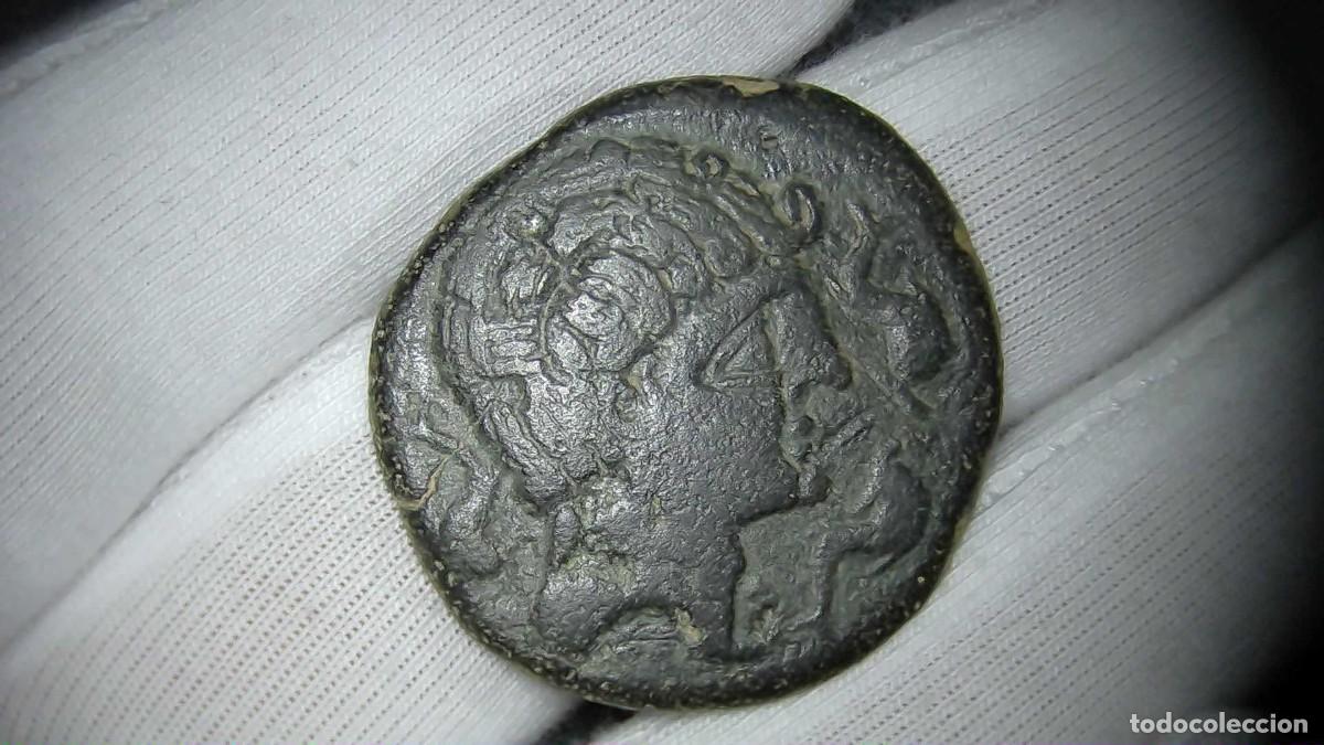 Monedas ib&eacute;ricas: CELSA/KELSE As, Jinete Palma, Hispania MBC+