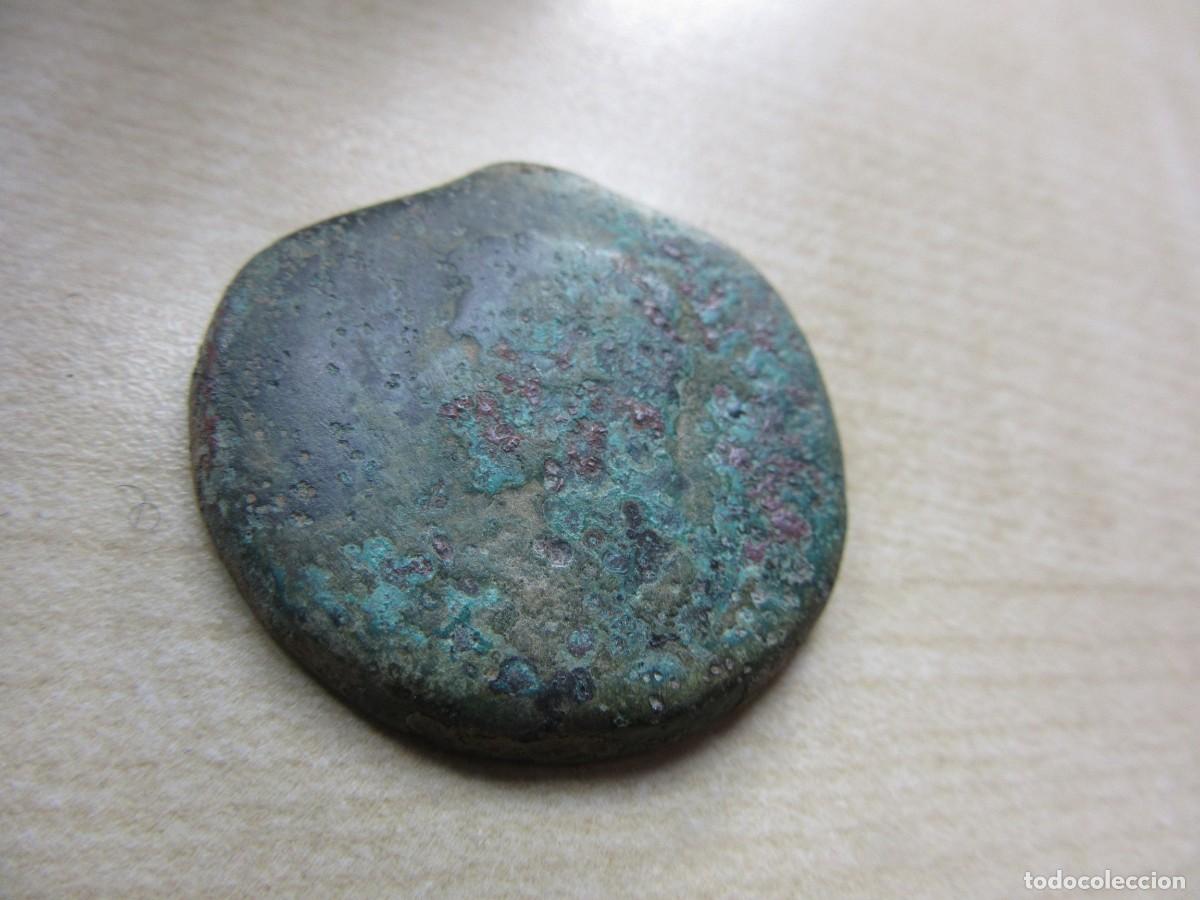 Monedas ib&eacute;ricas: Dupondio de Colonia Patricia (C&oacute;rdoba) di&aacute;metro 3,1 cm Peso 19,8 gr