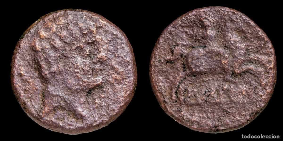 Monedas ib&eacute;ricas: Sekobirices, Segobriga (Cuenca) Ae As - 25 mm / 8.33 gr.