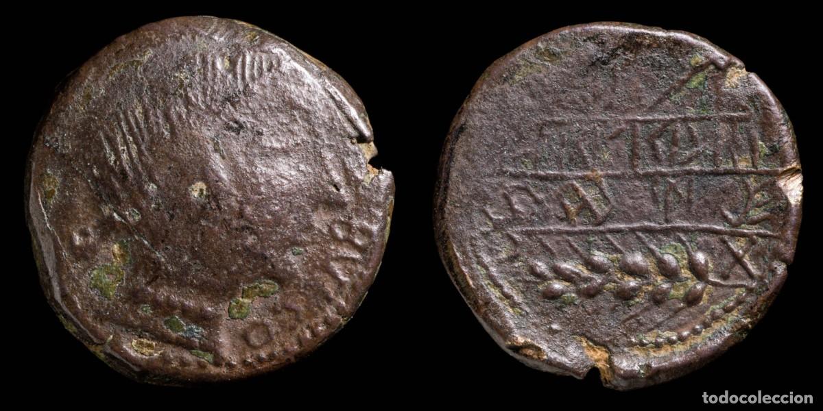 Monedas ib&eacute;ricas: Ancient Hispania - Obulco, Porcuna (Jaen) Ae As - 28 mm / 16.95 gr.