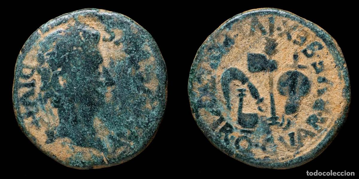 Monedas ib&eacute;ricas: Ancient Hispania - Cartagonova, Cartagena (Murcia) Ae As - 29 mm / 14.38 gr.