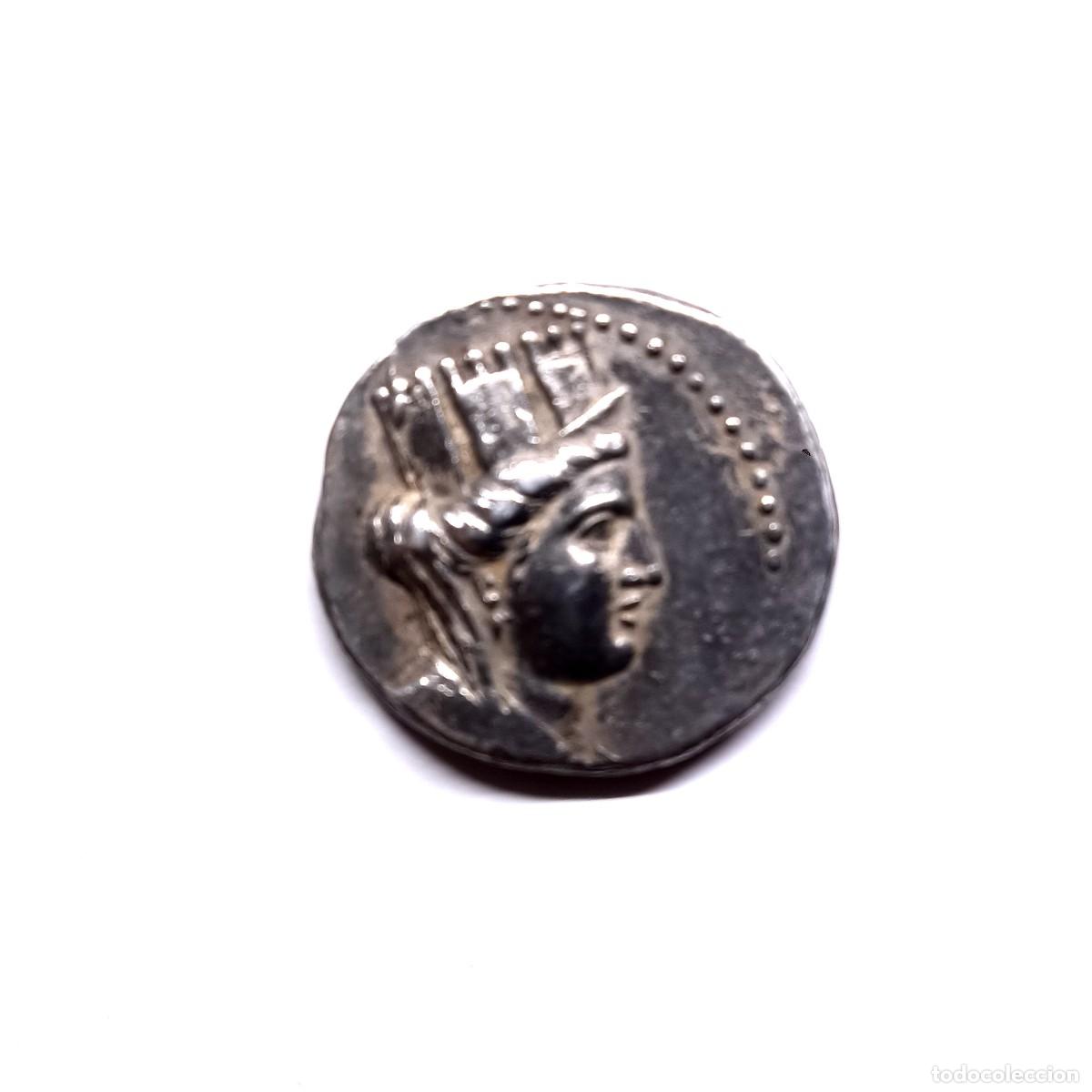 Monedas ib&eacute;ricas: TETRADRACMA DE PLATA &ndash; ARADOS (FENICIA) &ndash; SIGLOS II-I a.C