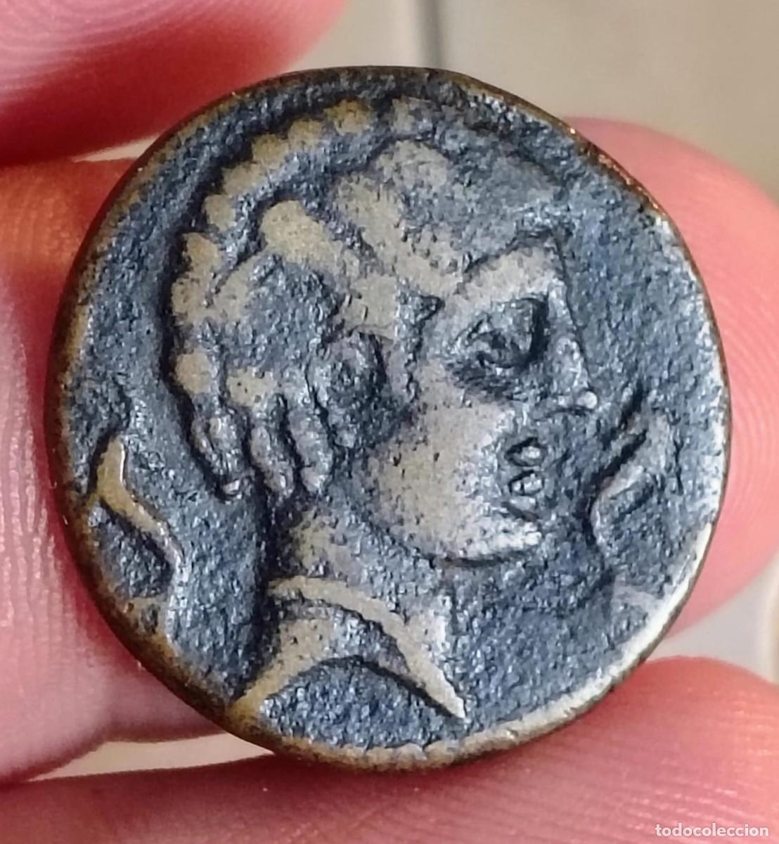 Monedas ib&eacute;ricas: XS- SEKAISA (Segeda, Arag&oacute;n) AS Siglo I aC