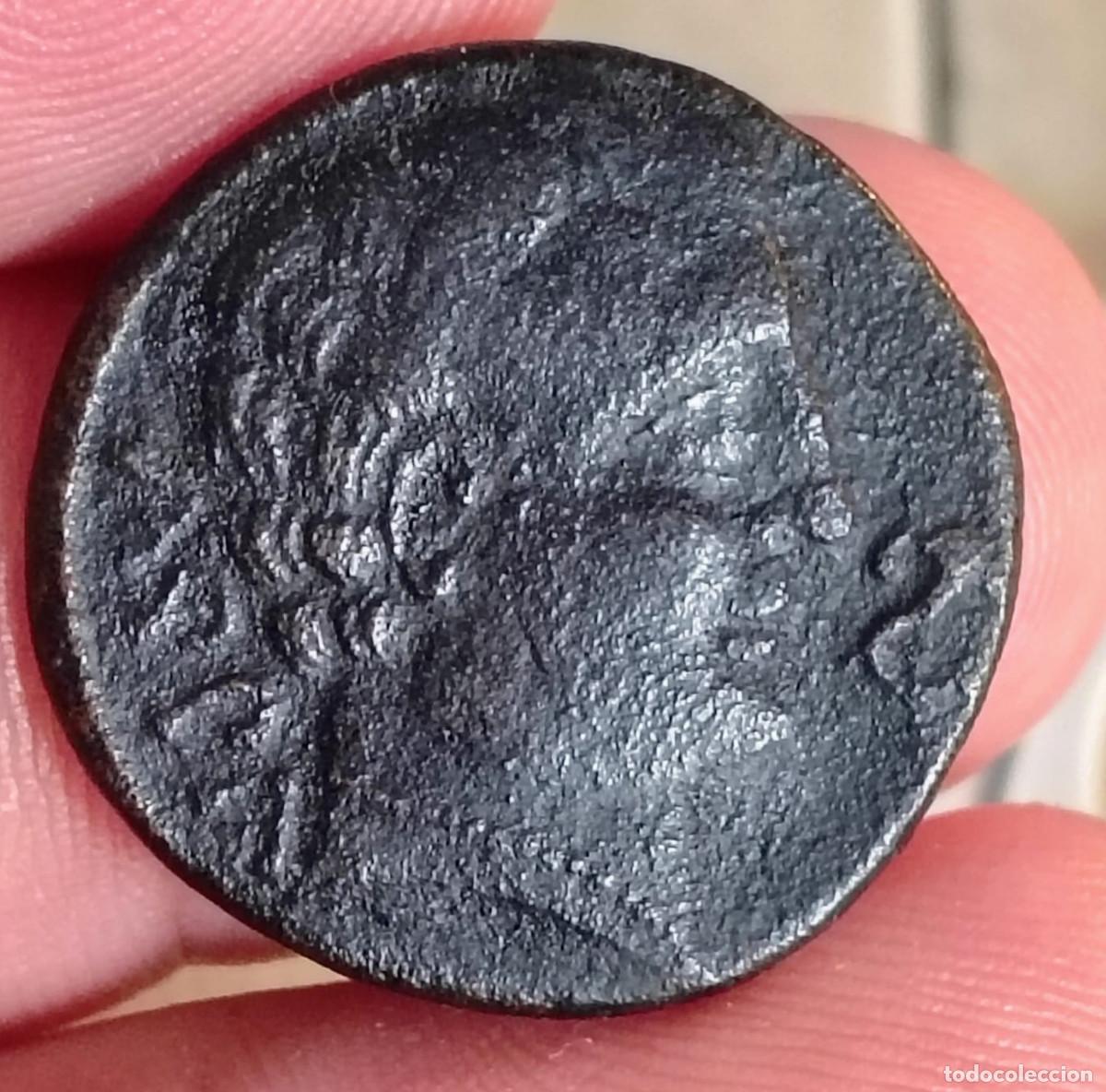 Monedas ib&eacute;ricas: XS- CONTERBIA CARBICA (Huete, Cuenca) AS Siglos II-I aC ACIP 1829