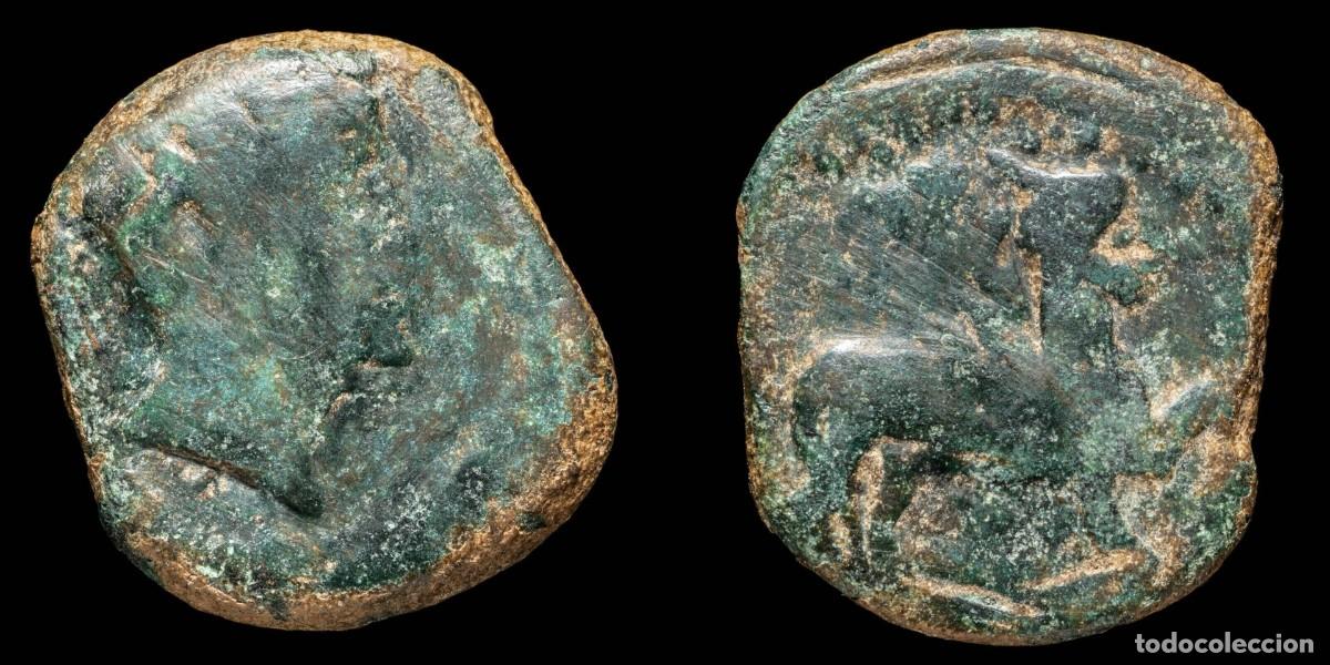 Monedas ib&eacute;ricas: Ancient Hispania - Iliberri, Granada Ae As - 27 mm / 15.41 gr.