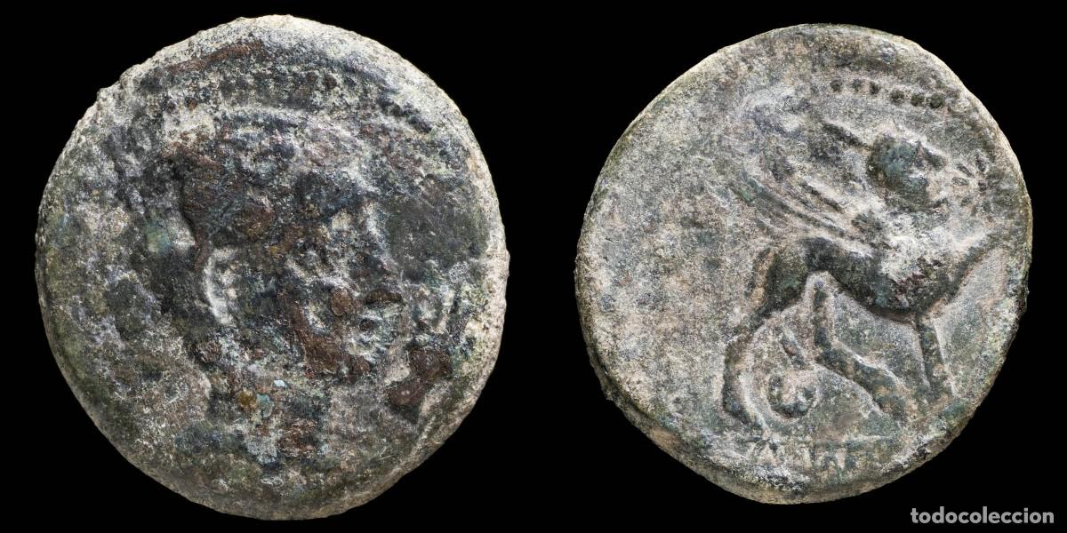 Monedas ib&eacute;ricas: Ancient Hispania - Castulo - (Ja&eacute;n) Ae As - 29 mm / 17.01 gr.