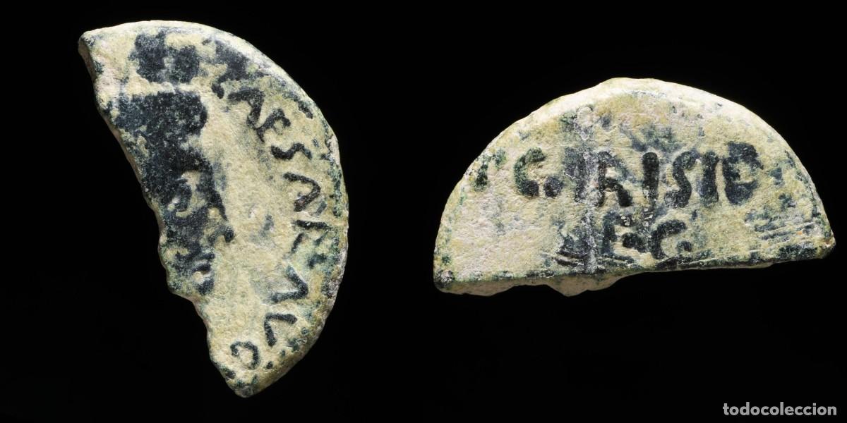 Monedas ib&eacute;ricas: Ancient Hispania - Emerita Augusta (Merida) Ae As - 26 mm / 5.46 gr.