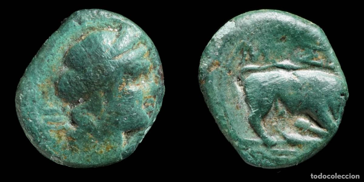 Monedas ib&eacute;ricas: Ancient - Massalia Quadrans , Marsella - 13 mm / 1.63 gr.