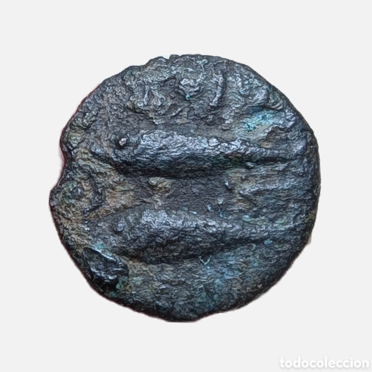 Monedas ib&eacute;ricas: Semis fenicio Gadir 100-20 a.C.