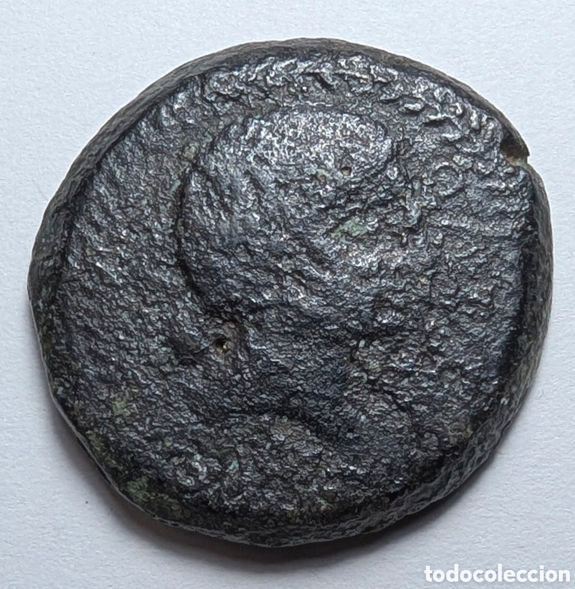 Monedas ib&eacute;ricas: Dupondio &iacute;bero Obulco 189-165 a.C.