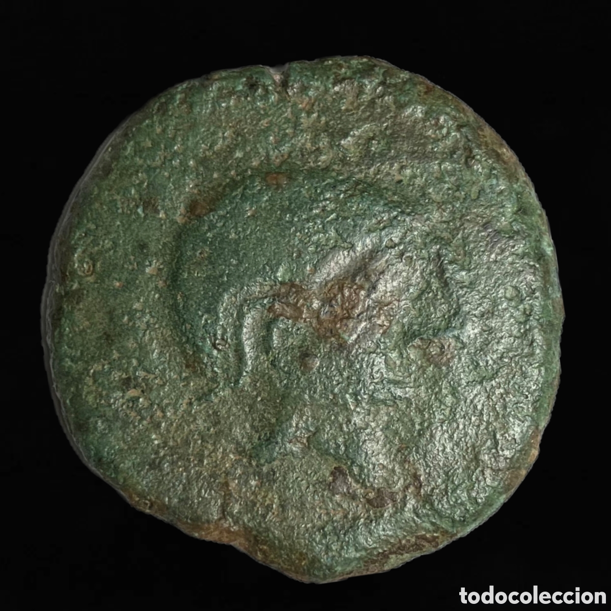 Monedas ib&eacute;ricas: Unidad &iacute;bera Carmo 160-140 a.C.
