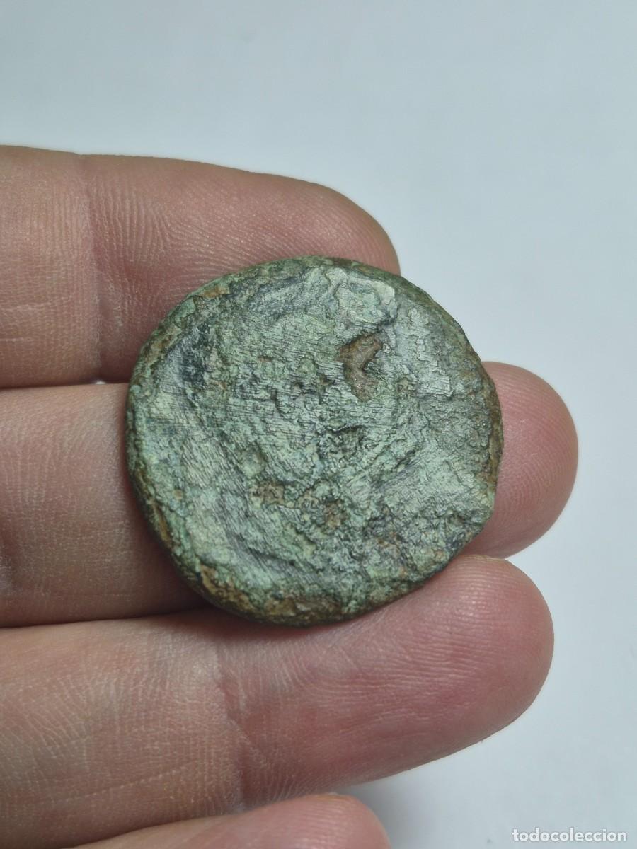 Monedas ib&eacute;ricas: NT/ AS IBERICO DE GRAN MODULO REVERSO CORROIDO 16,4 GRS (A1312)