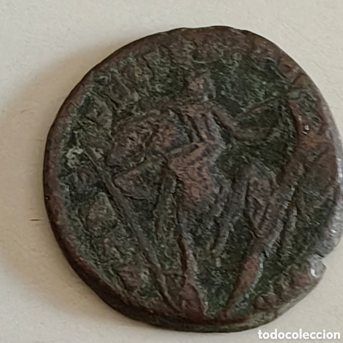 Monedas ib&eacute;ricas: Lote de 9 monedas romanas bronce - Foto 5