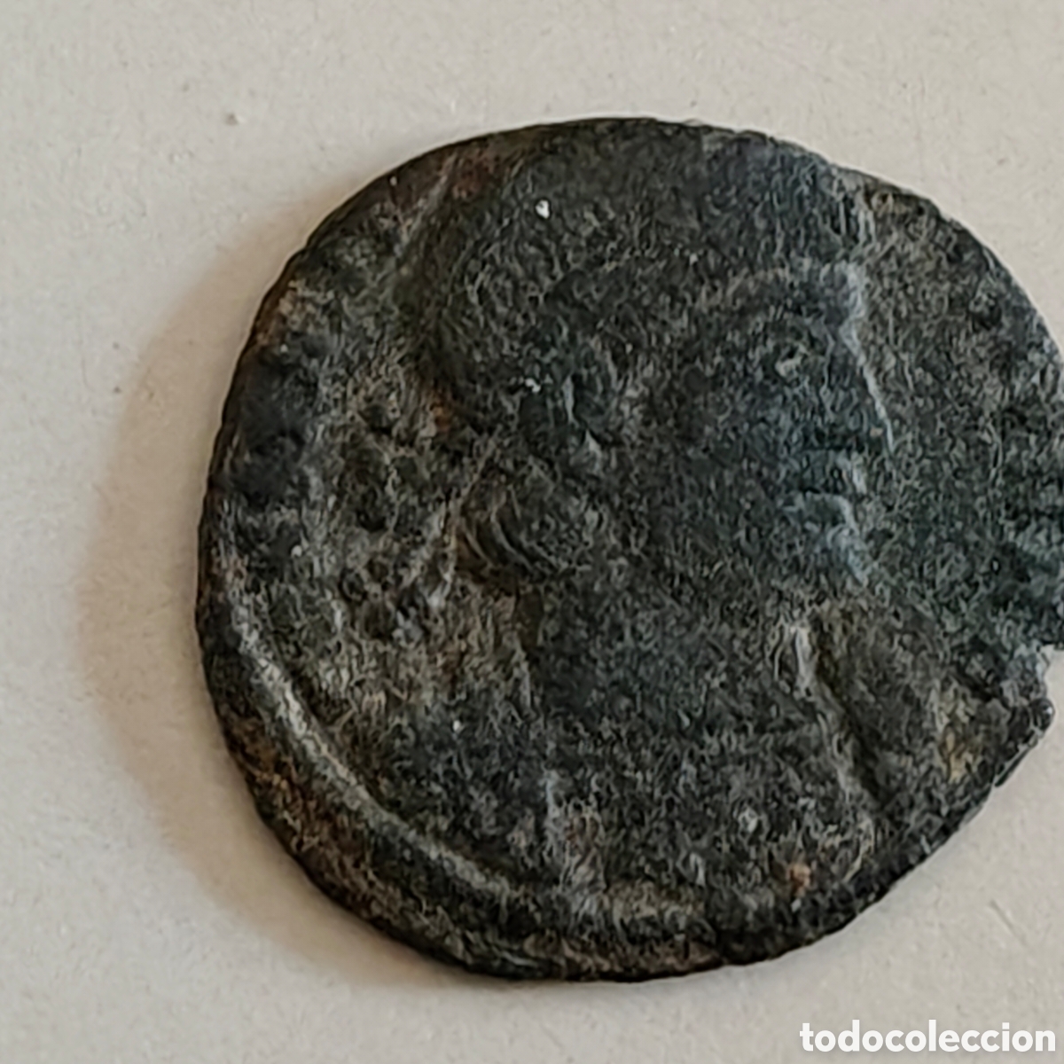 Monedas ib&eacute;ricas: Lote de 9 monedas romanas bronce - Foto 8