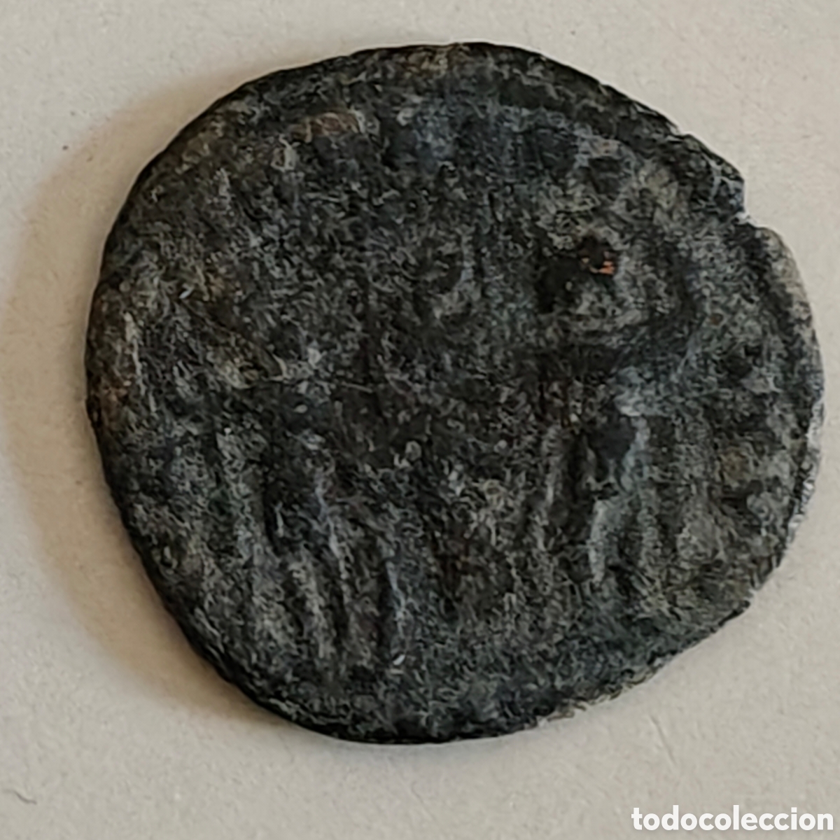 Monedas ib&eacute;ricas: Lote de 9 monedas romanas bronce - Foto 9