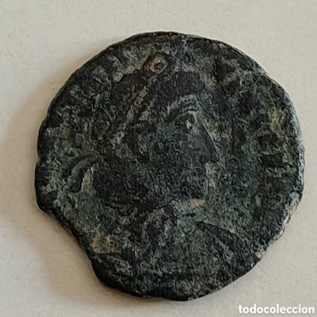 Monedas ib&eacute;ricas: Lote de 9 monedas romanas bronce - Foto 10