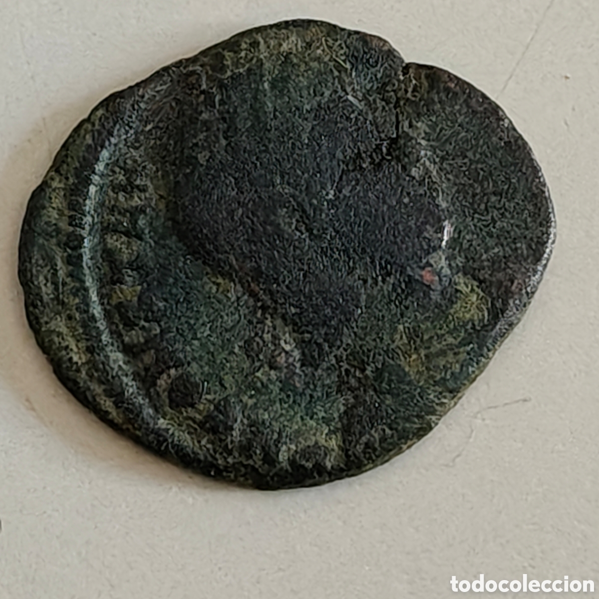 Monedas ib&eacute;ricas: Lote de 9 monedas romanas bronce - Foto 12