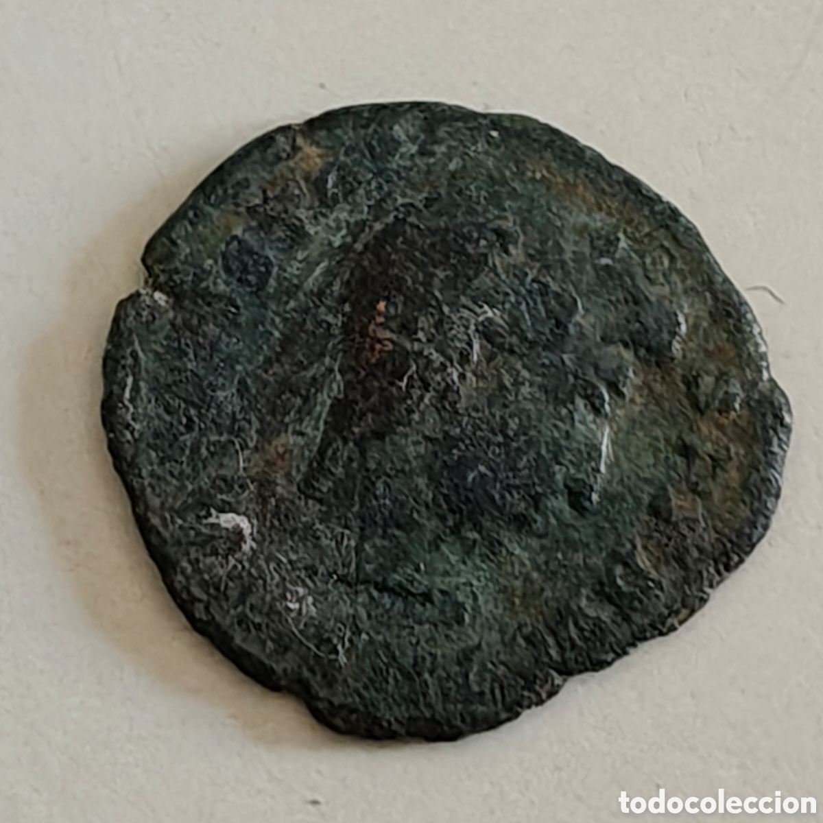 Monedas ib&eacute;ricas: Lote de 9 monedas romanas bronce - Foto 14