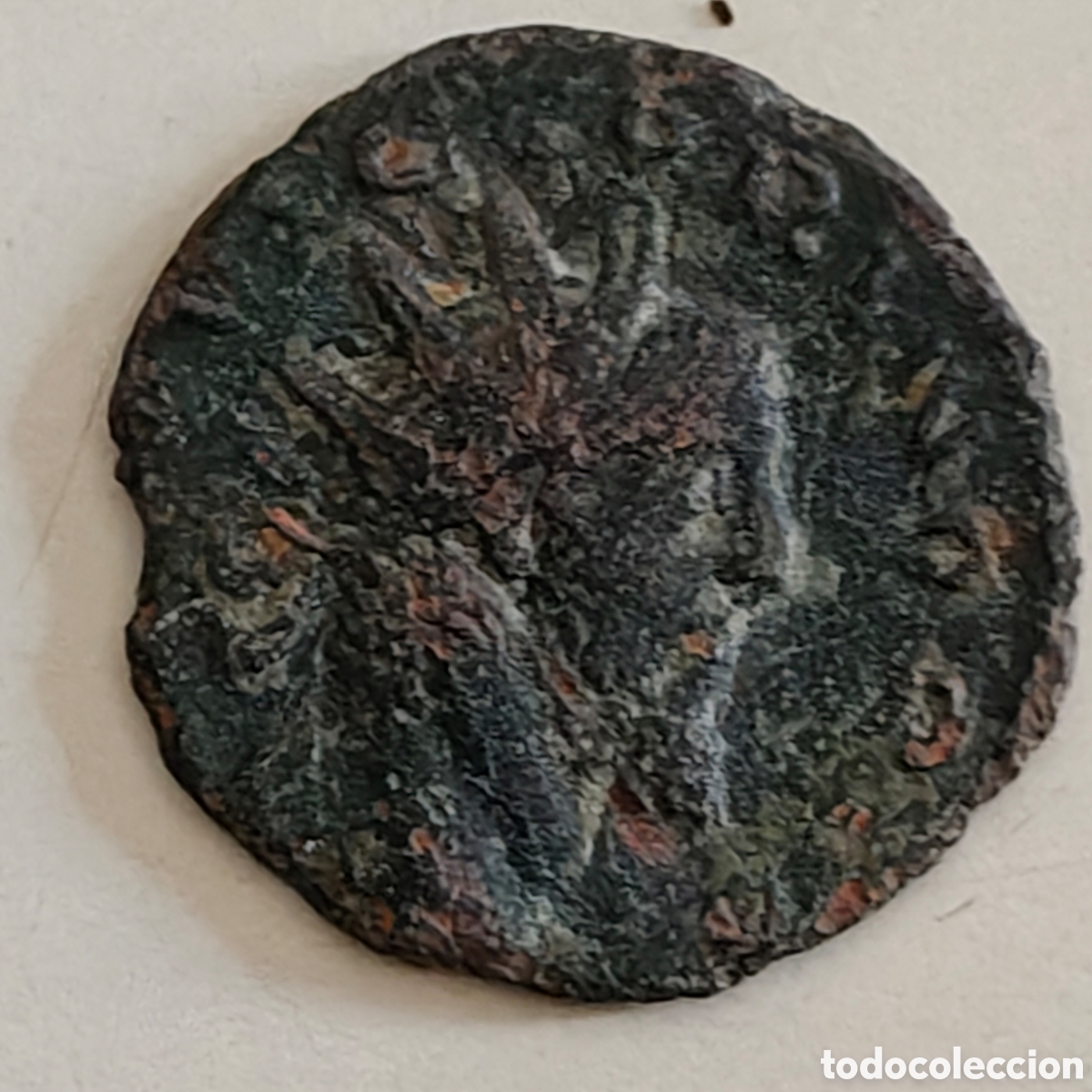 Monedas ib&eacute;ricas: Lote de 9 monedas romanas bronce - Foto 16