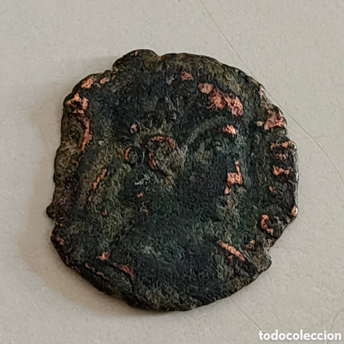 Monedas ib&eacute;ricas: Lote de 9 monedas romanas bronce - Foto 18