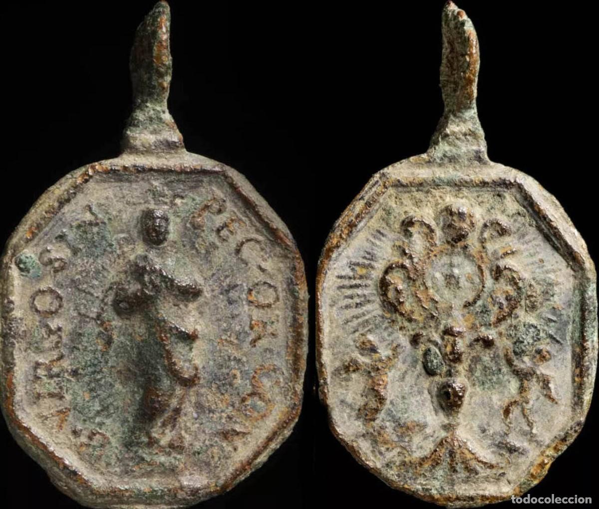 Iberische M&uuml;nzen: Medal XVI-XVIII centuries, St. Sacrament / V. Inmaculada - 23x13 mm