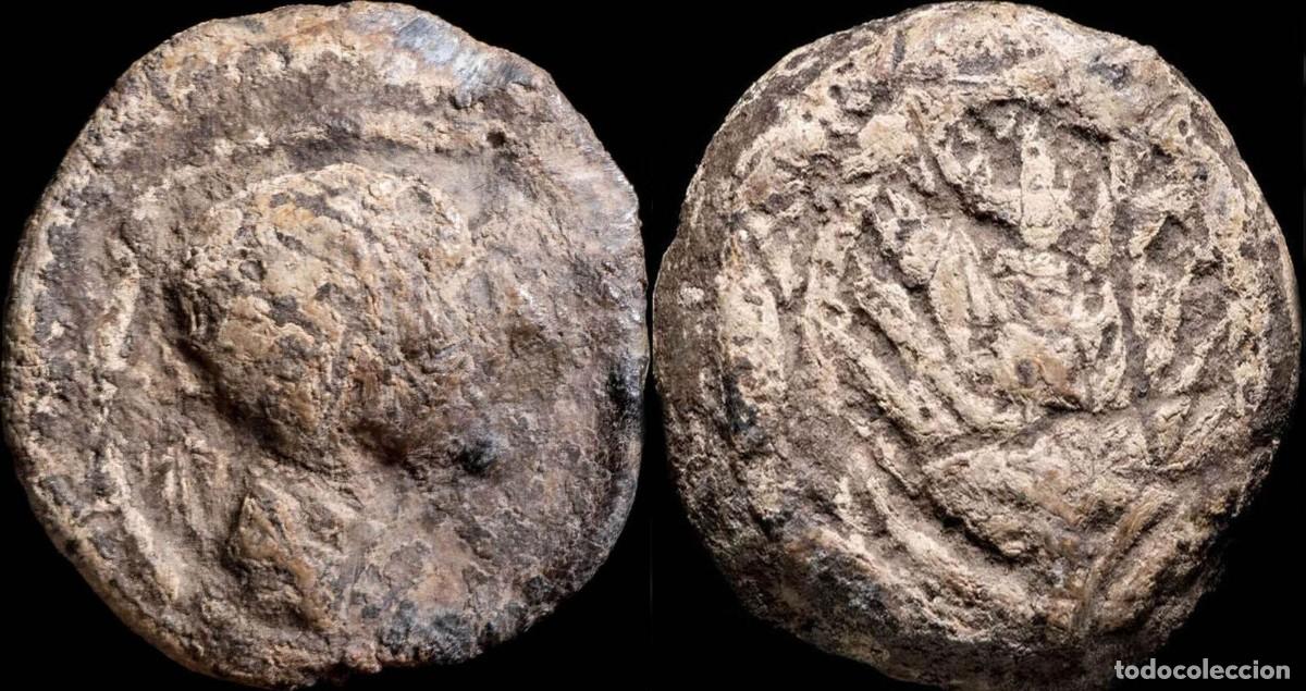 Iberische M&uuml;nzen: Ancient Hispania - Monetiform Lead - 20 mm / 9.73 gr.