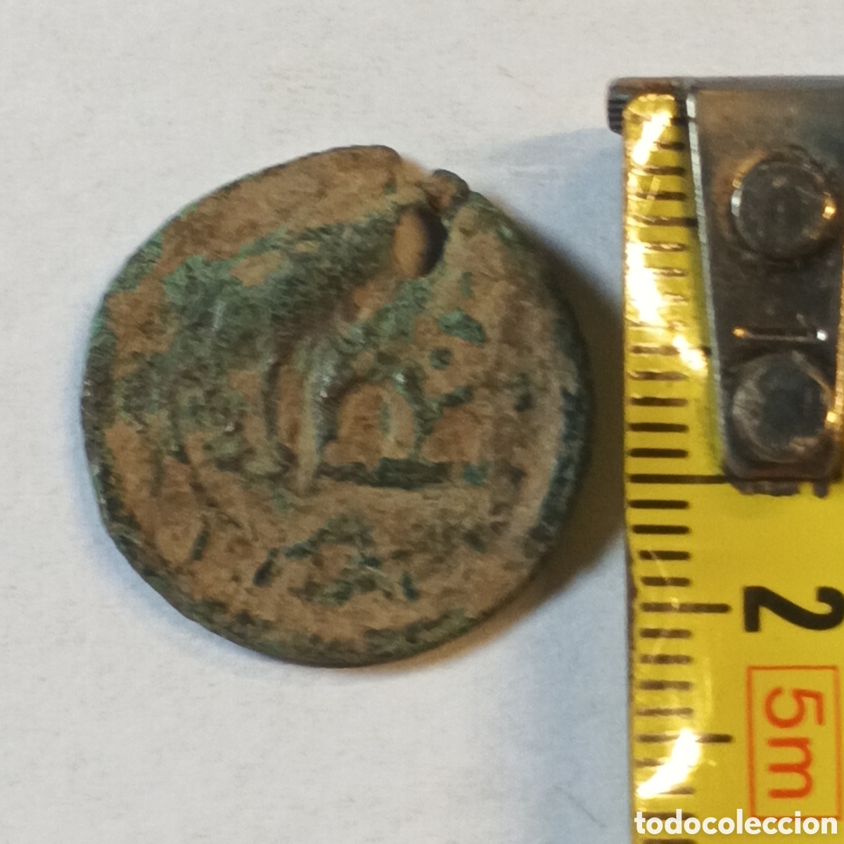 Monedas ib&eacute;ricas: MONEDA DE BRONCE &Iacute;BERO-ROMANA s. XVII - Foto 4