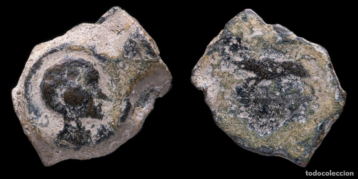 Monedas ib&eacute;ricas: Ancient Hispania - Uncertain Quadrans, (Jabal&iacute; Clava) - 21 mm / 6,50 gr.