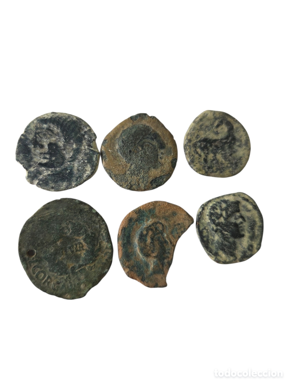 Monedas ib&eacute;ricas: Lote de 6 Monedas Ibericas , etc..