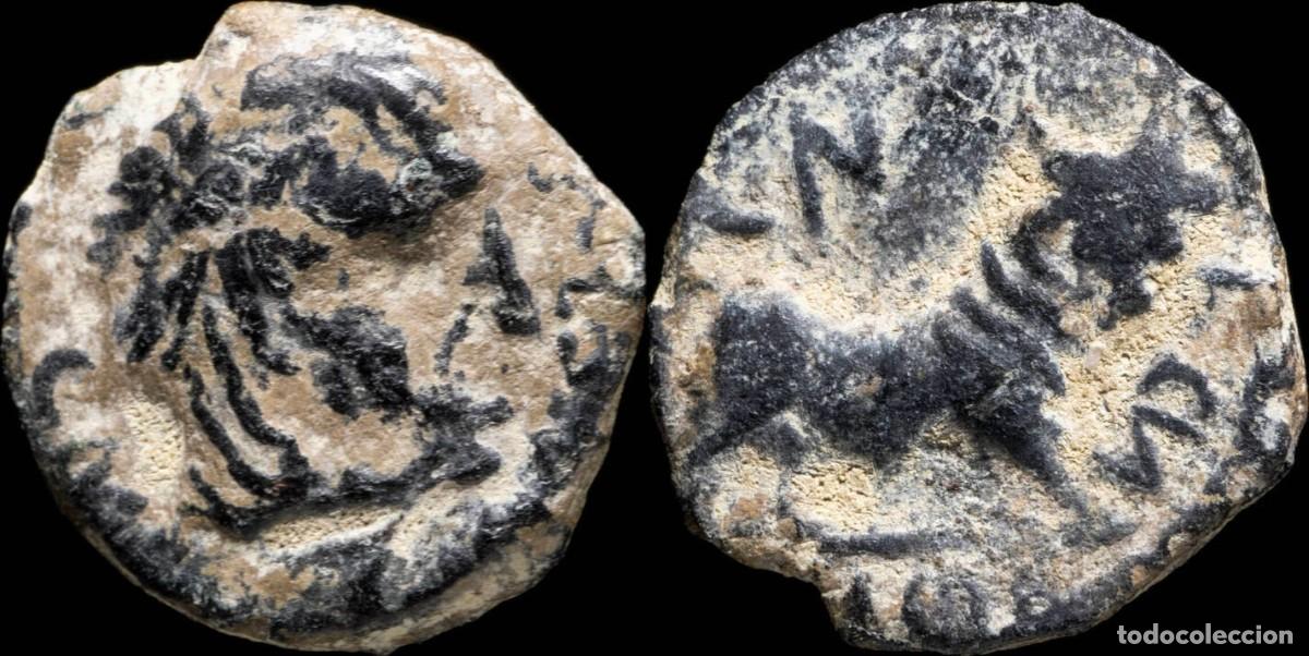 Monedas ib&eacute;ricas: Ancient Hispania - Castulo, Cazlona (Jaen), Ae As - 19 mm / 5.62 gr.