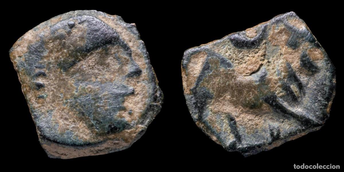 Monedas ib&eacute;ricas: Ancient Hispania - Castulo, Cazlona (Jaen) Ae Sextant - 12 mm / 1,12 gr.