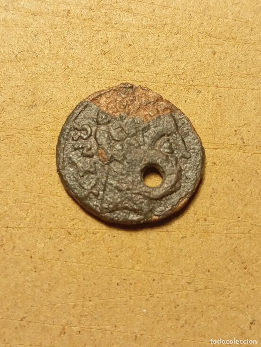 Monedas ib&eacute;ricas: Denario forrado de los Baskunes de Bengoda