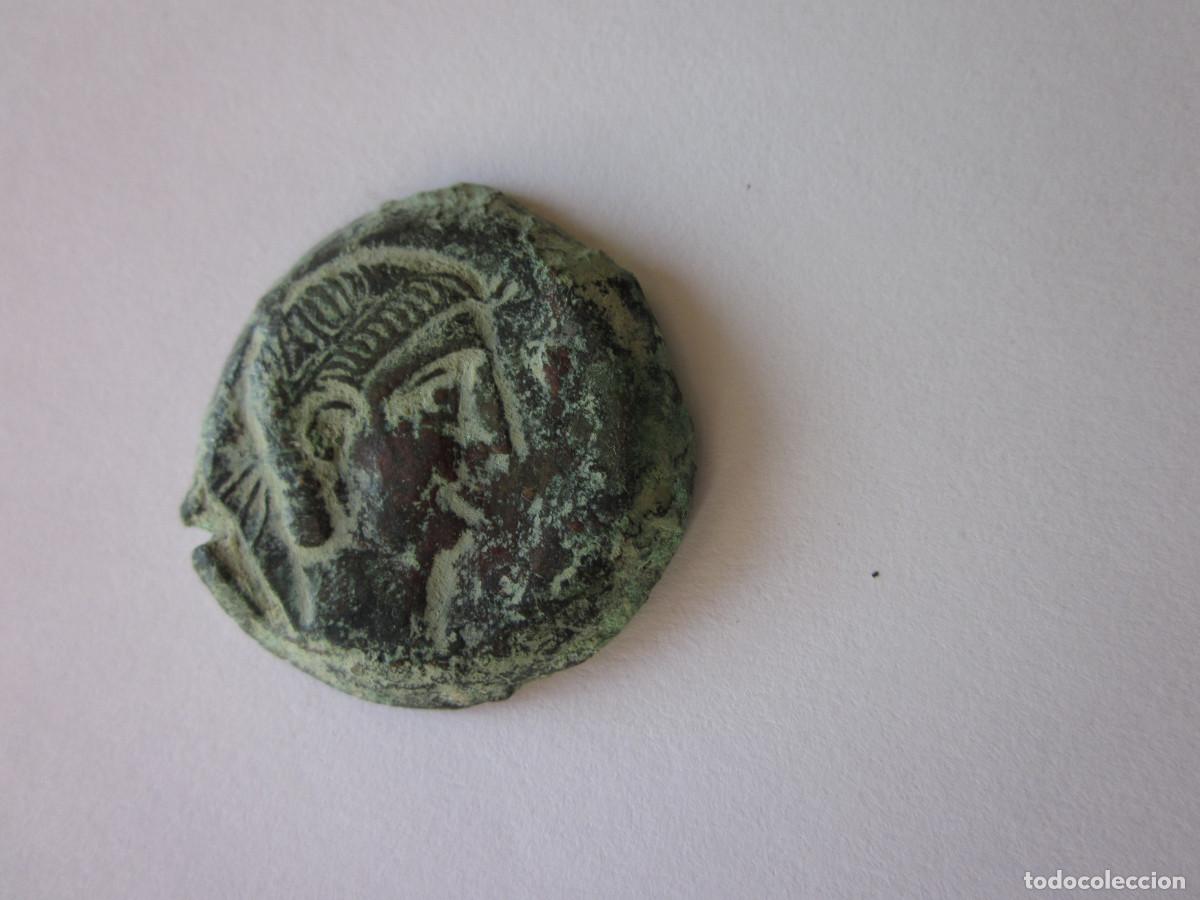 Monedas ib&eacute;ricas: As de Castulo. Esfinge. Escaso as&iacute;.