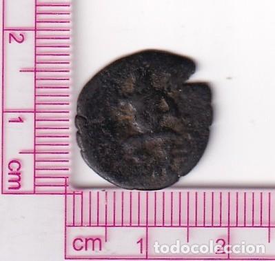 Moedas ib&eacute;ricas: CRF0087 MONEDA CARTAGINESA OCTAVO UNIDAD BRONCE EBUSUS BES BES C.370-300 A.C