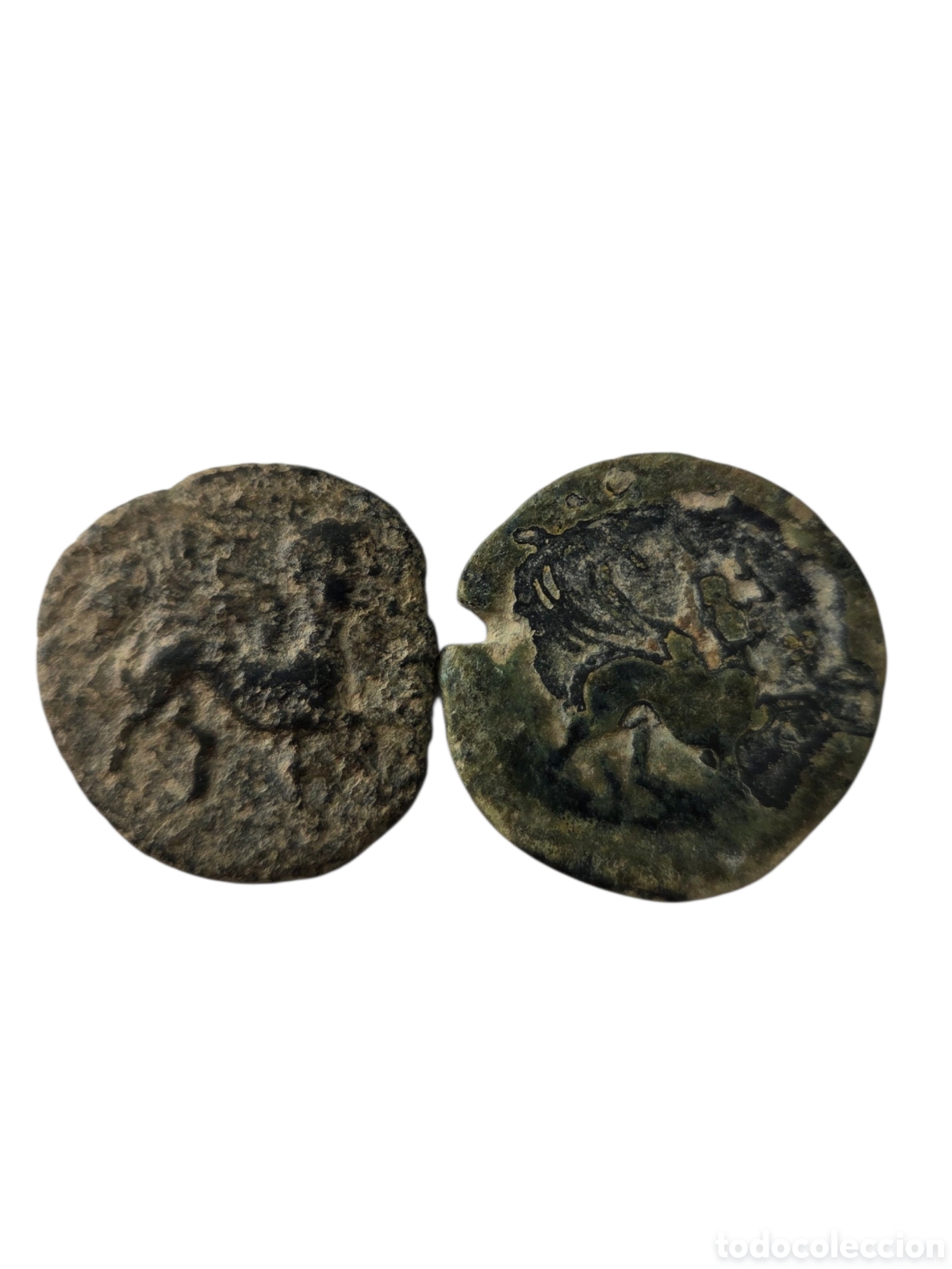 Monedas ib&eacute;ricas: Lote de 2 Ases de Castulo