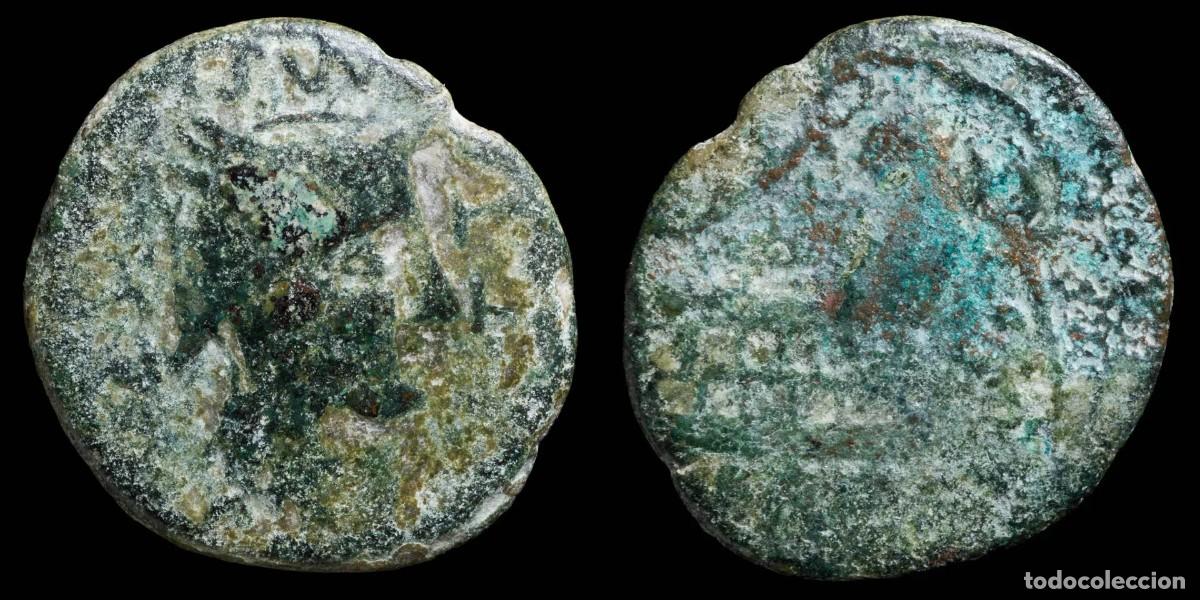 Monedas ib&eacute;ricas: Ancient Hispania - Arse, Sagunto (Valencia) Ae As - 30 mm / 13.55 gr.