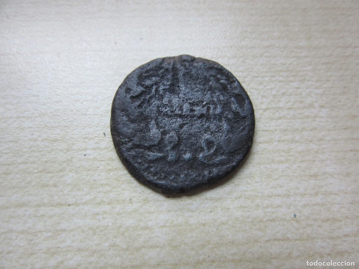 Monedas ib&eacute;ricas: As de Colonia Patricia (C&oacute;rdoba ) S I AC Anverso Augusto Reverso Colonia Patricia Di&aacute;metro 2,5 cm