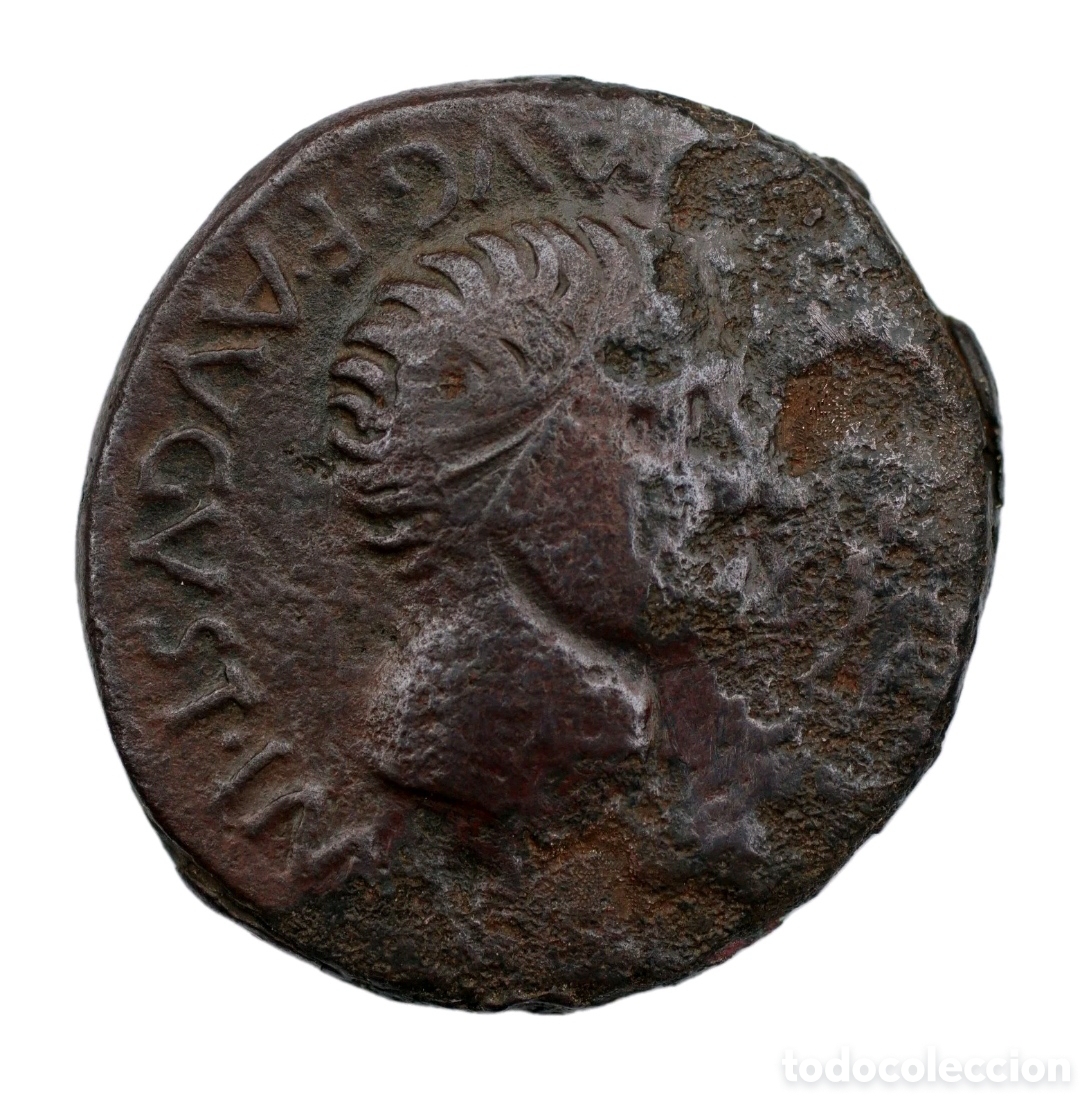 Monedas ib&eacute;ricas: AS TIBERIO SEGOBRIGA (SAELICES, CUENCA) - Foto 2