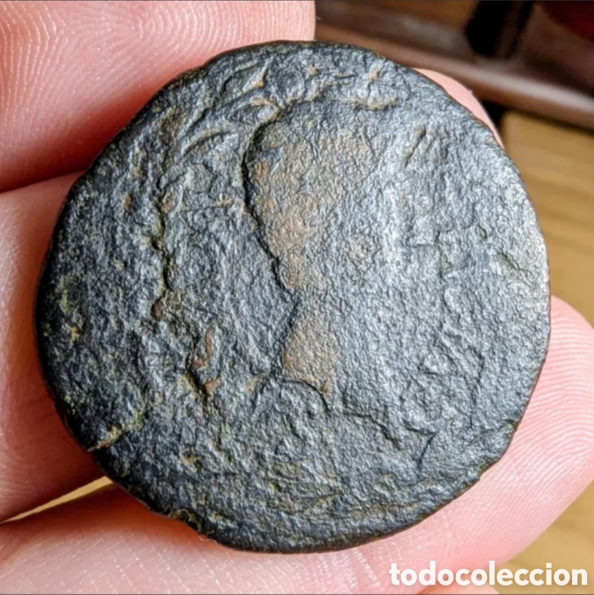 Monedas ib&eacute;ricas: As hispano-romano Celsa 27 a.C.-14 d.C. Augusto - Foto 4