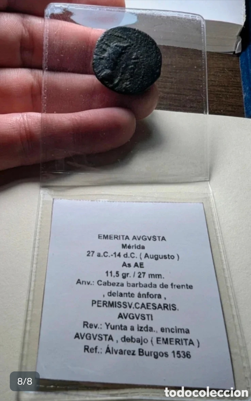 Monedas ib&eacute;ricas: As hispano-romano Em&eacute;rita Augusta - Foto 6