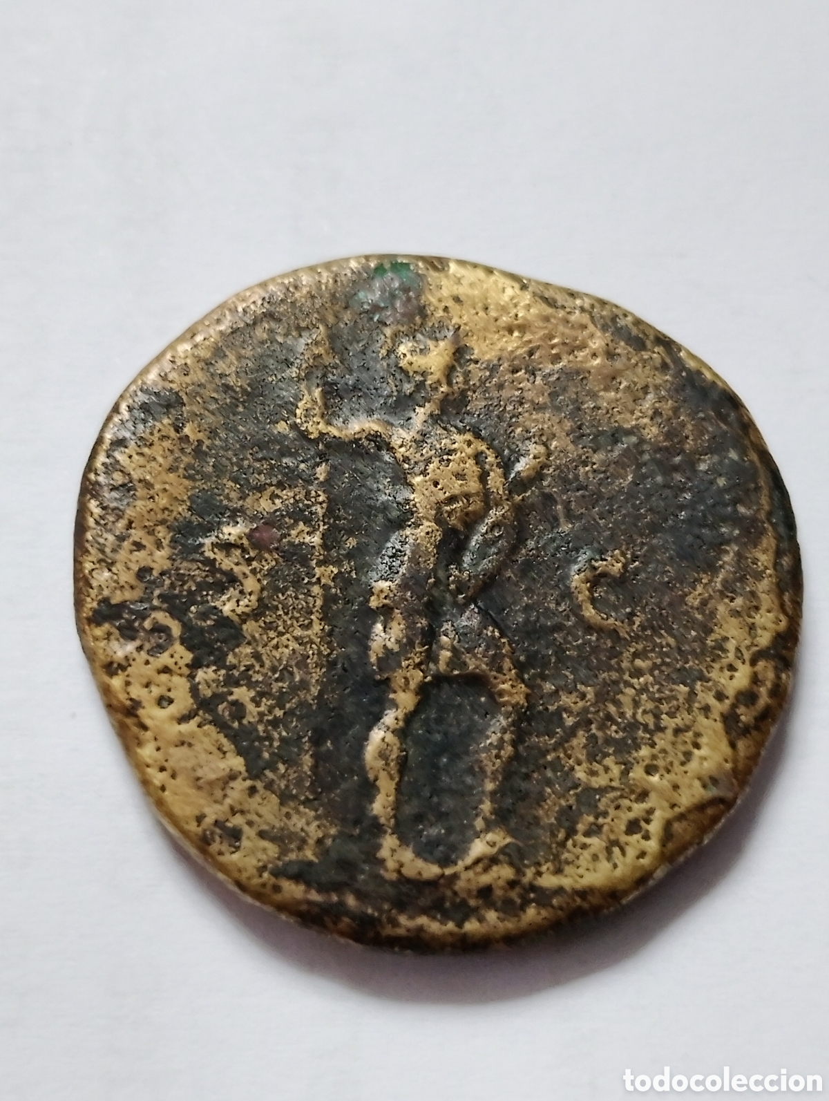 Monedas ib&eacute;ricas: Monedas romanas de bronce ( Adriano?) - Foto 2