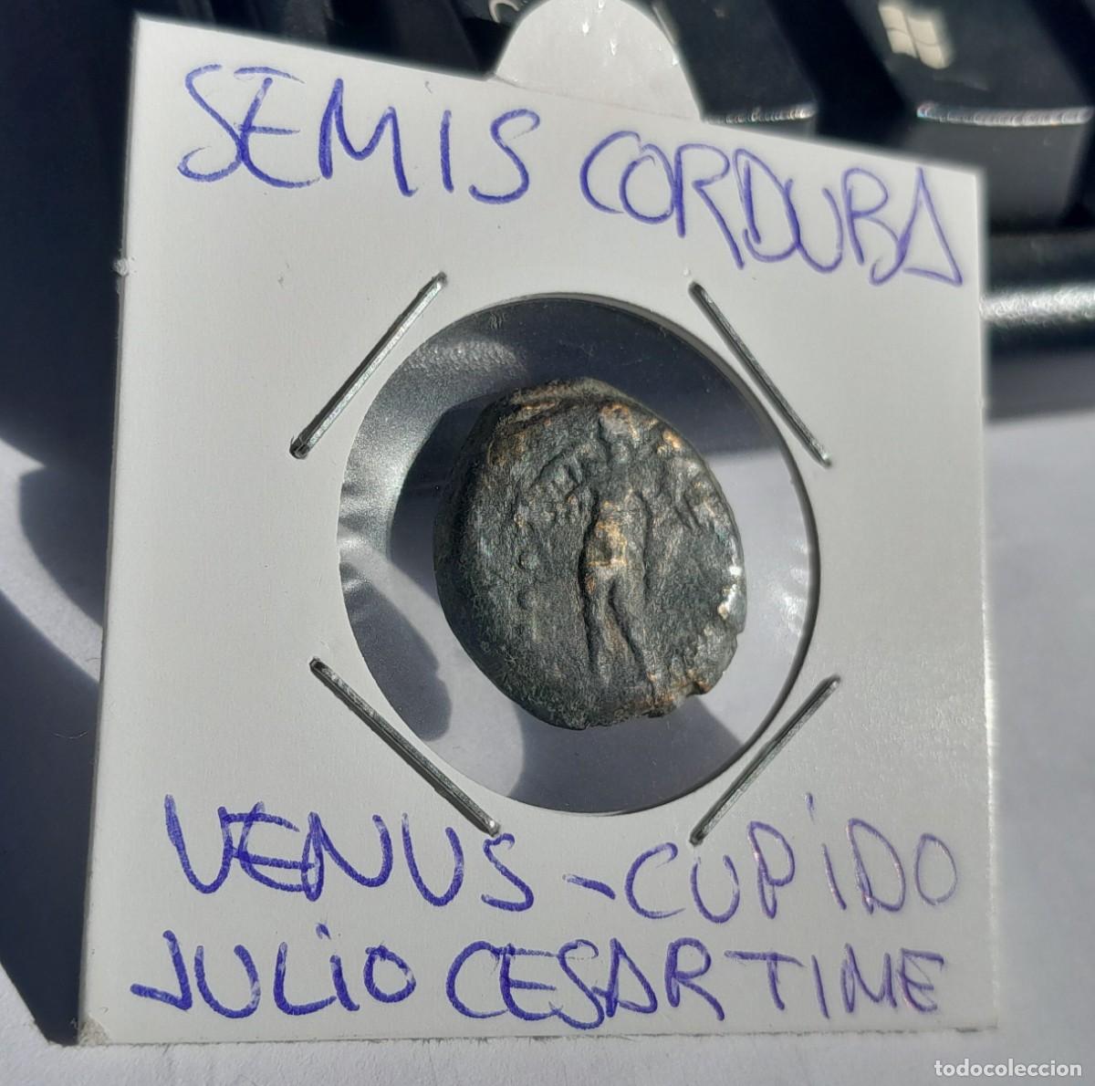 Monedas ib&eacute;ricas: SEMIS CORDUBA. VENUS-CUPIDO - Foto 1