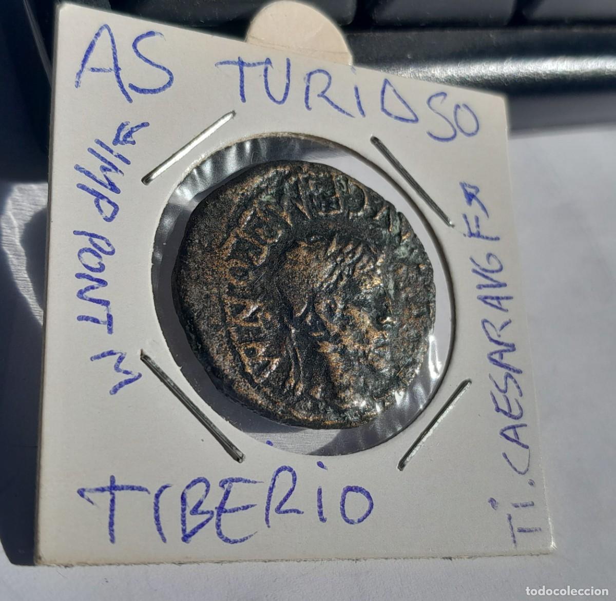 Monedas ib&eacute;ricas: AS DE TURIASO. SIGLO I DC