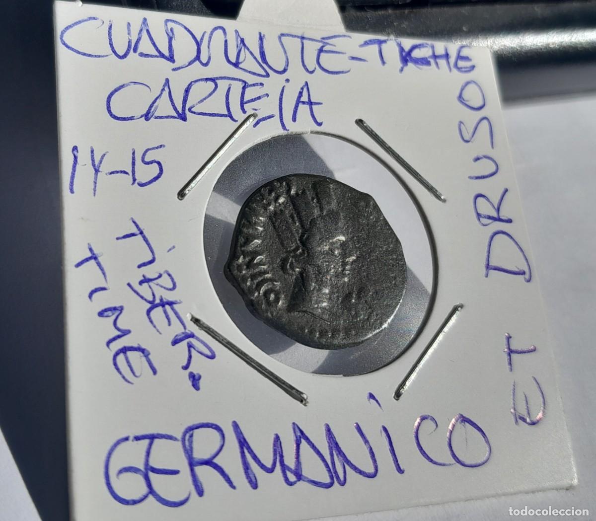 Monedas ib&eacute;ricas: CUADRANTE DE CARTEIA 14-15 DC - Foto 1